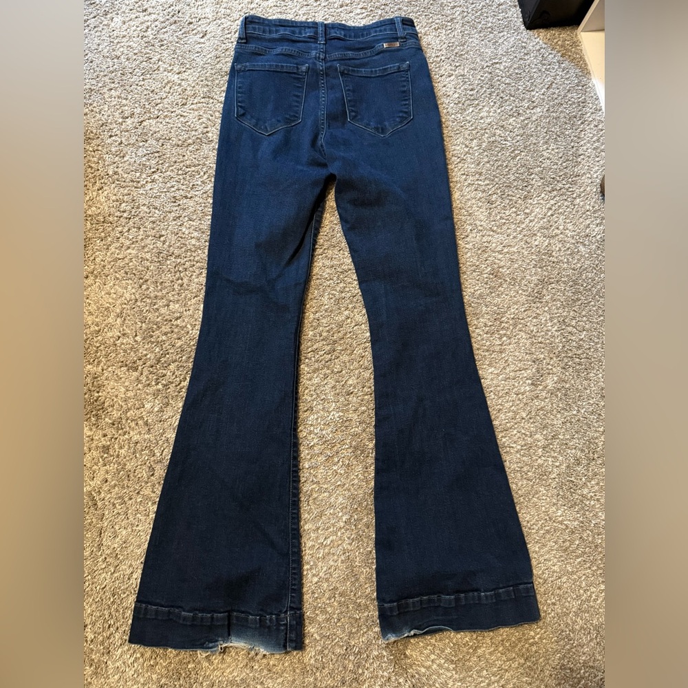 Kancan flare dark blue jeans sz 7